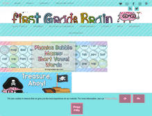 Tablet Screenshot of firstgradebrain.com